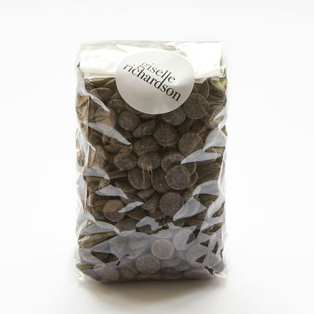 Giselle Richardson 300g of Dark chocolate drops in transparent bag