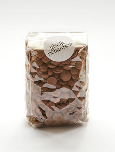 Giselle Richardson 300g of Milk chocolate drops in transparent bag